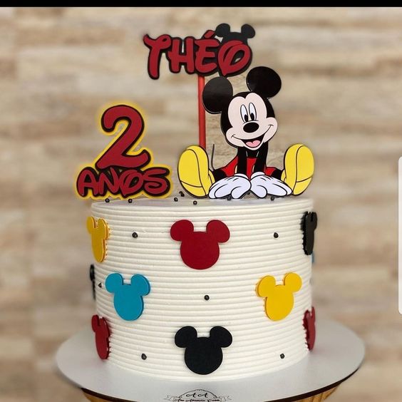 ▷+100 Ideas De Pasteles De Mickey Mouse